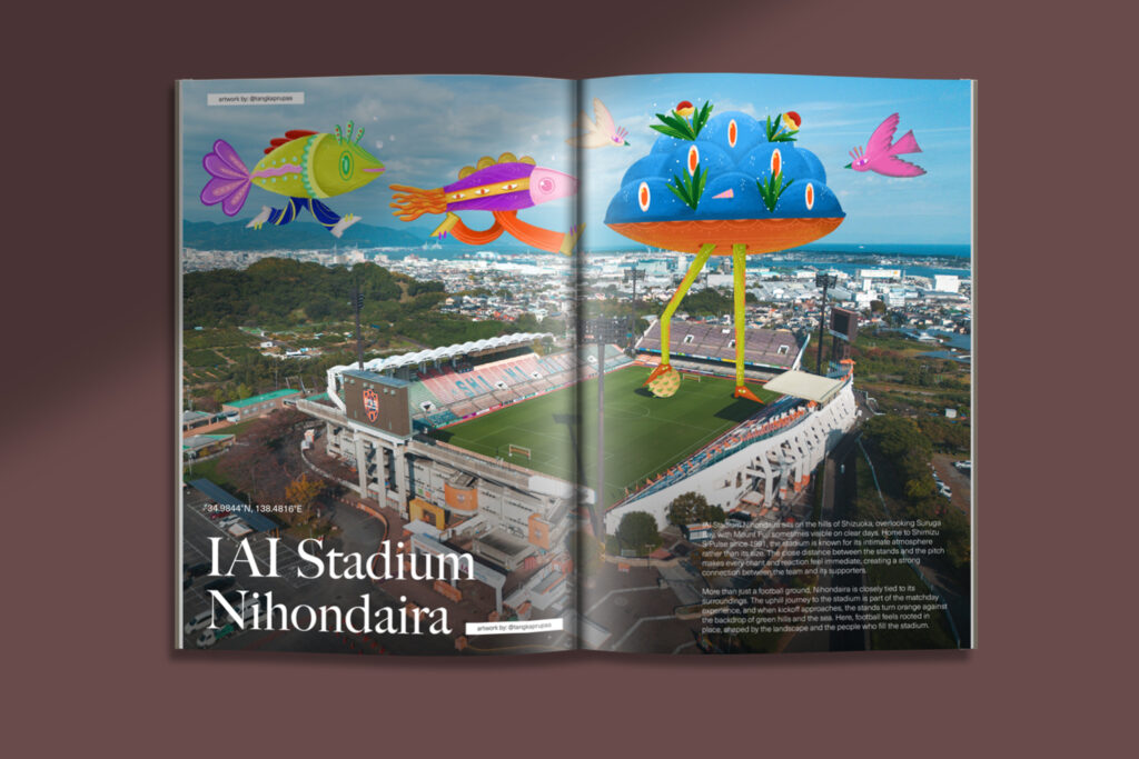 IAI Nihondaira Stadium in Shizuoka photographed by FC Pesona and Tangkaprupaa